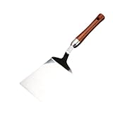 Garneck Pizza und Steakspatel mit Ergonomischem Rutschfestem Griff Praktischer Küchenwender zum Servieren und Wenden Leicht zu Reinigen und Transportieren als