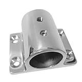 REUISAX 90-Grad-Marineboot-Handlauf-Montage-Rungensockel Kompatibel mit 7/8 Zoll 22-mm-Rohr, kompatibel mit ähnlichen Schläuchen