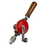 DEMA Handbohrer HB 6 für Holz, Metall, Bastelarbeiten, DIY - Handbohrmaschine mit 3-Backen-Futter - präzise, handlich, robust