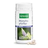 Sanct Bernhard Mönchspfeffer-Kapseln | 180 Kapseln | Mit Mönchspfeffer-Extrakt und Magnesium | Vegan | Made in Germany
