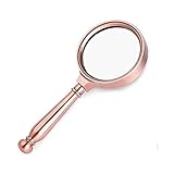 VGVSBG Leselupe, Lupenbrille, 10-Fach, zum Lesen von Büchern und Zeitungen, zur Beobachtung von Insekten und Hobbys, Metallrahmen für Naturwissenschaften im Klassenzimmer