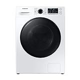 Samsung WD81TA049BE/EG Waschtrockner, 8/5 kg, 1400 U/min, Ecobubble, Air Wash, Hygiene-Dampfprogramm, Digital Inverter Motor, Weiß