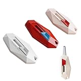 VPOUERY 3 Stück Mini Box Cutter Cuttermesser Universalmesser Standard Cutter Brieföffner Tragbar Kartonöffner für Umschlag Paket Papierschnitt Pappe Papier Schachtel oder Verpackung