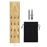 Sghtil Dartständer Wand Darts Organizer Wand | Darts Display Ständer aus Holz | Dartständer aus Holz | Dartständer mit 12 Spitzen Wandhalter mit Aufbewahrungstasche