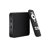 GD2 Google TV Box 4K HDR | Smart TV Media Player | HDR10+ | Dualband WiFi & LAN | Sprachsteuerung | Unterstützt Netflix, Prime Video, Disney+
