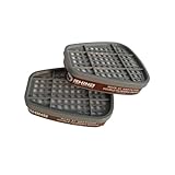 Filter Set RHINO Smart Solutions A1 Aktivkohlefilter (organische Dämpfe und Gase) für Vollund Halbmasken Atemschutzmasken Typ RH-M101, RH-7011