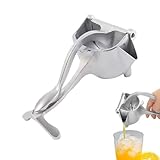 Manuelle Saftpresse – Fruchtsaftpresse, ergonomischer Griff, Aluminiumlegierung, Handentsafter, robuste Zitruspresse, Extraktorwerkzeug für Zitrone, Orange, Grapefruit, Granatapfel, Zuhause, Küche