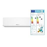 Klimaanlage Digiquest Inverter Serie V4 | CLIMA00057 12000 BTU | R-32 | Wi-Fi | Klasse A++/A+ | I Feel | Timer | Turbo-Funktion | 3D-Luftstrom | Auto Restart | Nachtmodus | SEER 6,1 | SCOP 5,1