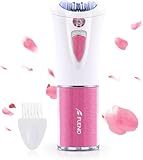 Epilierer Gesichts, Kabellose Epilierer Damen zur Gesichts & Körperhaarentfernung, Elektrischer Gesichtepiliergerät Frauen mit LED-Licht, Bikini Trimmer für die Gesichts Körper Achsel Bikini Bein