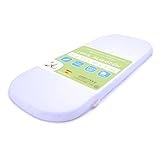 PEKITAS Matratze, oval, atmungsaktiv, Babywanne, 80 x 40 x 5 cm, Bezug 100 % Baumwolle, waschbar