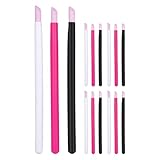 Healvian 15-teiliger Nagelhautschieberstift: Nagelpolierstift – Nagelfeile aus Quarzstein – Maniküre-werkzeuge zum Entfernen Abgestorbener Haut Und Polieren Der Nagelhautreparatur – Salon- Und