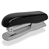 Tacker mit 100 Klammern - TÜV GS zertifiziert - Stabil und Kraftvoll - für 25 Blatt - für Größe 26/6 + 24/6 - für Büro, Schule, Uni und Zuhause - Hefter Heftgerät Bürohefter Schreibtischhefter