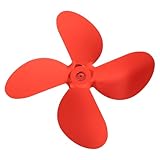 PERSELOSO 1 Satz Aluminium Kaminventilator Ersatzflügel Blättrig Leise und für Effiziente Wärmeverteilung Geeignet für Kaminofen und Kachelofen Installieren