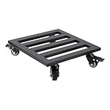 Ｚｉａｌｏｆｉ Pflanzenwagen Aus Eisen mit Kippsicheren Rollen für Große Kübel Und Eimer für Haus Garten Patio, Mehrfarbig, 23cm