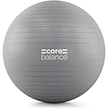 Core Balance, berstsicherer Gymnastikball - für Fitness Yoga Schwangerschaft - 55cm 65cm 75cm 85cm - inkl. Luftpumpe