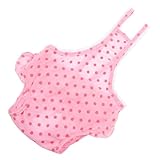 JEWEDECO Hundewindel Welpen Hygienehöschen aus Atmungsaktiver Baumwolle Waschbar mit Punktmuster Physiologische Hose für Weibliche Hunde bei Läufigkeit und Inkontinenz