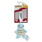 Bizak Pokemon Plüsch-Anhänger, Squirtle, Schlüsselanhänger mit Mini-Plüschspielzeug, für Schlüssel, Rucksack, offizielles Anime-Produkt, Geschenk für Kleinkinder oder Erwachsene (63225177-3)