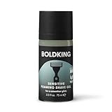 Boldking Rasierschaum Männer Sensitiv 75 ml - Schäumendes Rasiergel Männer - Rasiergel für eine schonende Rasur - Rasierseife ohne Silikone oder Parabene