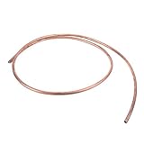 Kupferrohr, Kupferrohre 2m C1100 T2 Kupferrohrrohr Weichweite Spulenrohrkühlung Kupferrohre Kupferspulenrohr für Klimaanlagen Kühlschrank OD 10mm / ID 8mm