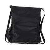 BESPORTBLE Rucksack Abteil Tasche Reisen Über Nacht Groß Fitnessstudio Sling -bag -geldbörsen Für Frauen Schnallen Faltbar Beutel Draw String Oxford Bag Schwarz Oxford-stoff