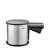 GEFU Mehl- & Puderzuckersieb SIVA | Einhand-Sieb mit feinmaschigem Edelstahlfilter | Verschließbar, präzises Dosieren, 400g Kapazität