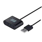 Artibetter USB-Hub USB-verteiler USB- verteiler USB-Adapter für Laptop USB zusätzliche anschlüsse für Laptop USB-Anschluss USB-Mehrfachanschluss Rechner Verlängerung EIN Drag-Four-Splitter