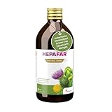 Hepafar Drink für die Leber - 500 ml für 20 Tage – Mariendistel, Grünem Tee, Mangan, Löwenzahn & Artischocke – Natürliche Entschlackung – Sensilab