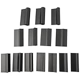 Zilimontt 14-teiliges Gummi-Schleifklotz-Set mit 3 Formen zum Polieren von Holz, Leder und Metall, konturiertes Design für konvexe und konkave Oberflächen