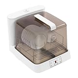 Mini Geschirrspüler 800W Tischspülmaschine, halbtransparenter Deckel, Spülmaschine Klein, für Küche, Wohnung, Restaurant