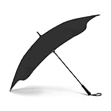 BLUNT Classic Stockschirm Regenschirm schwarz | elegant & sturmfest – 120 cm Ø | Innovatives & patentiertes Design – getestet im Windkanal