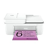 HP DeskJet 4220e Multifunktionsdrucker, 6 Monate gratis drucken Instant Ink inklusive, Drucker, Kopierer, Scanner, Mobiler Faxversand, WLAN, Automatische Dokumentenzuführung, Weiß