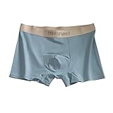 Herren-Boxershorts, Sportunterwäsche, schnelltrocknend, athletische Performance-Boxershorts für Herren, W-173 Hellblau, 3XL