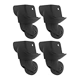 4 Stück Ersatz Gepäckräder Praktische Kunststoff Kofferteile Die Haltbarkeit Und Reibungslose Manövrierfähigkeit Bieten. Ersatz Spinnerräder