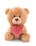 NICI Kuscheltier Bär mit Herz 18cm - hellbraun - Stofftier aus weichem Plüsch, niedliches Plüschtier zum Kuscheln und Spielen, für Kinder & Erwachsene, tolle Geschenkidee - 61559