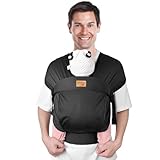 vrbabies Baby-Tragetasche, ergonomisch, leicht und atmungsaktiv, Netzstoff, für 3–12 kg, einfach zu tragen, geeignet für Mama und Papa