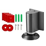 Magnetischer Türhalter – Bodenmontage, Türstopper, höhenverstellbar, strapazierfähig, selbstklebend, rostfrei, für Hotel, Werkstatt, Miete, Speisekammer, Balkon, Zuhause, Küche, Klassenzimmer