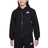 'Nike Nsw Club Fleecejacke Black/White ,158-170