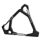 Dreieckiger Karabiner, dreieckiger Clip, dreieckiger Haken | aus Edelstahl, schnelle Verbindungen, Arbeitsdreieck, Heavy Triangle Karabiner zum Aufhängen schwerer Gegenstände