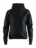 Craft MOUNTAIN Jacket | Damen Winterjacke XS | Black | Wind- und Wasserdicht | Hoher Kragen und abnehmbare Kapuze | Regenjacke Damen wasserdicht | Skijacke Damen | Wanderjacke Damen