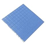 TEMPNAP 100 Stück Wärmeleitpads Silikon 10x10x0,1mm CPU SSD Kühlung Wärmeleitendes Silikonpad Elastisch Elektrisch Isolierend Fürpc Komponenten