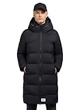 khujo Herren Lange Steppjacke Wintermantel mit Wasserdichten Reißverschlüssen und Kapuze Caius2-YM Dark Navy Gr. XL