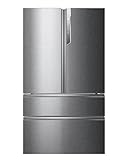 Haier French Door Kühl-Gefrierkombination I 100cm Breite I French Door Kühlschrank mit 750L XXL-Volumen, Eiswürfelspender & No Frost I Doppeltür Kühlschrank mit Gefrierfach I FD 100 SERIE 7 HB26FSSAAA