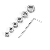 6pcs 3-10mm Edelstahlbohrer Tiefe Stop Bit Kragen Set Bohrgrenze Ring