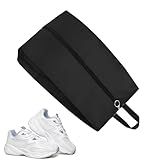 Reise-Schuhtaschen zum Verpacken, Schuhbeutel für Reisen, tragbare Schuhtaschen für Reisen, modische Organizer-Tasche mit Reißverschluss, Aufbewahrungsboxen, Schwarz, Consulte la descripción, Siehe