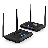 Wireless HDMI Transmitter und Receiver, BEQOOL 1080P HD Wireless HDMI Extender, Smooth Video/Audio Transmission,656FT/200M Long Range Streaming für Laptop, PC, Kamera,PS5 für Heimkino, Konferenzen