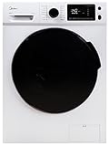 Midea Waschmaschine W 5.740 iN / 7KG / Steam Care / Reload - Nachlegefunktion / BLDC-Inverter-Motor / 1400 U/min, Weiß