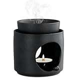Keramik-Ölbrenner, Aroma-Diffusor, Keramische duftlampe teelicht für ätherische Öle,Stövchen für ätherische Öle, Duftöl und Duftwachs,Aromalampe,Öl- und Wachsdiffusor,Kerzenbrenner für Home Office