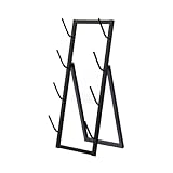 Faltbares Sportgeräte-Rack, freistehendes Stahlregal für Skateboards und Surfbretter, einfache Montage mit 30 kg Tragkraft