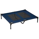 PawHut Hundeliege Schlafplatz Hundebett Katzenbett Blau 92 x 76 x 18 cm