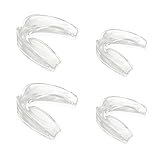 AAED 4 PCS zahnschutz kampfsport sport-mundschutz mundschutz für feste zahnspange mundschutz boxen kinder mouth guards for sports Formbar Für alle Vollkontakt Sportarten